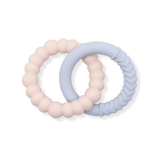 Jellystone Sunshine Teether - Snow and Blush - Aster & Ruby