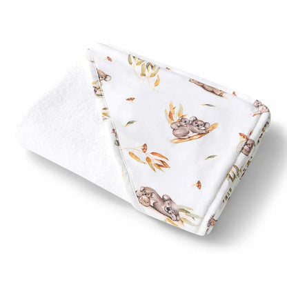 Koala Organic Hooded Baby Towel - Aster & Ruby