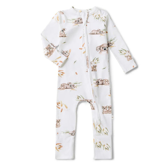 Koala Organic Snugglesuit Convertible Romper - Aster & Ruby