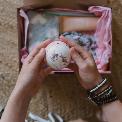 Laced With Kindness Bath Bomb Surprise Necklace-Aster & Ruby