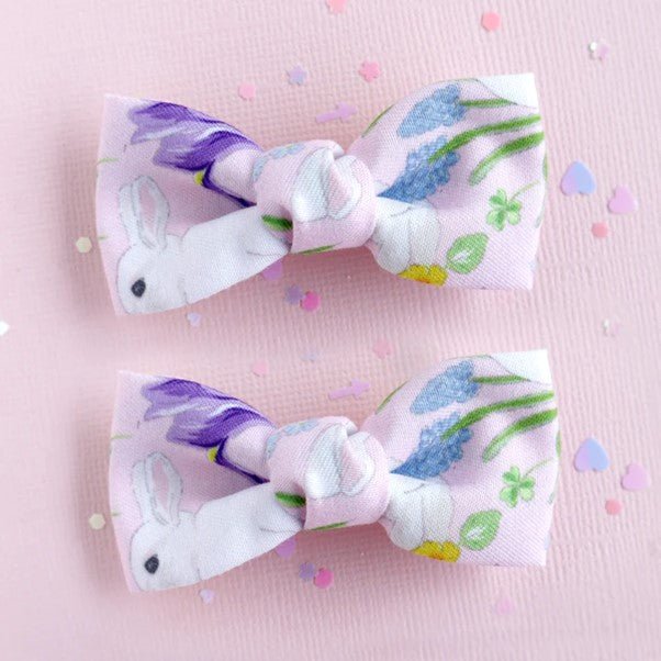 Lauren Hinkley Floral Dreams Bow Clips-Aster & Ruby