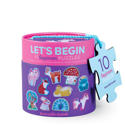 Let's Begin Puzzle 2 pc Unicorn - Aster & Ruby
