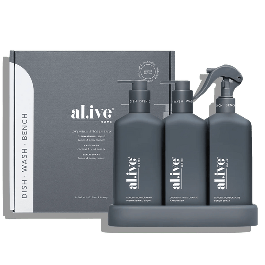 Limited Edition Blue Kitchen Trio - Aster & Ruby