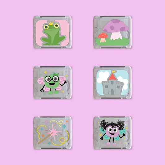 Limited Edition Light - Up Cubes, 6 - Pack Fairy Gift Set - Aster & Ruby