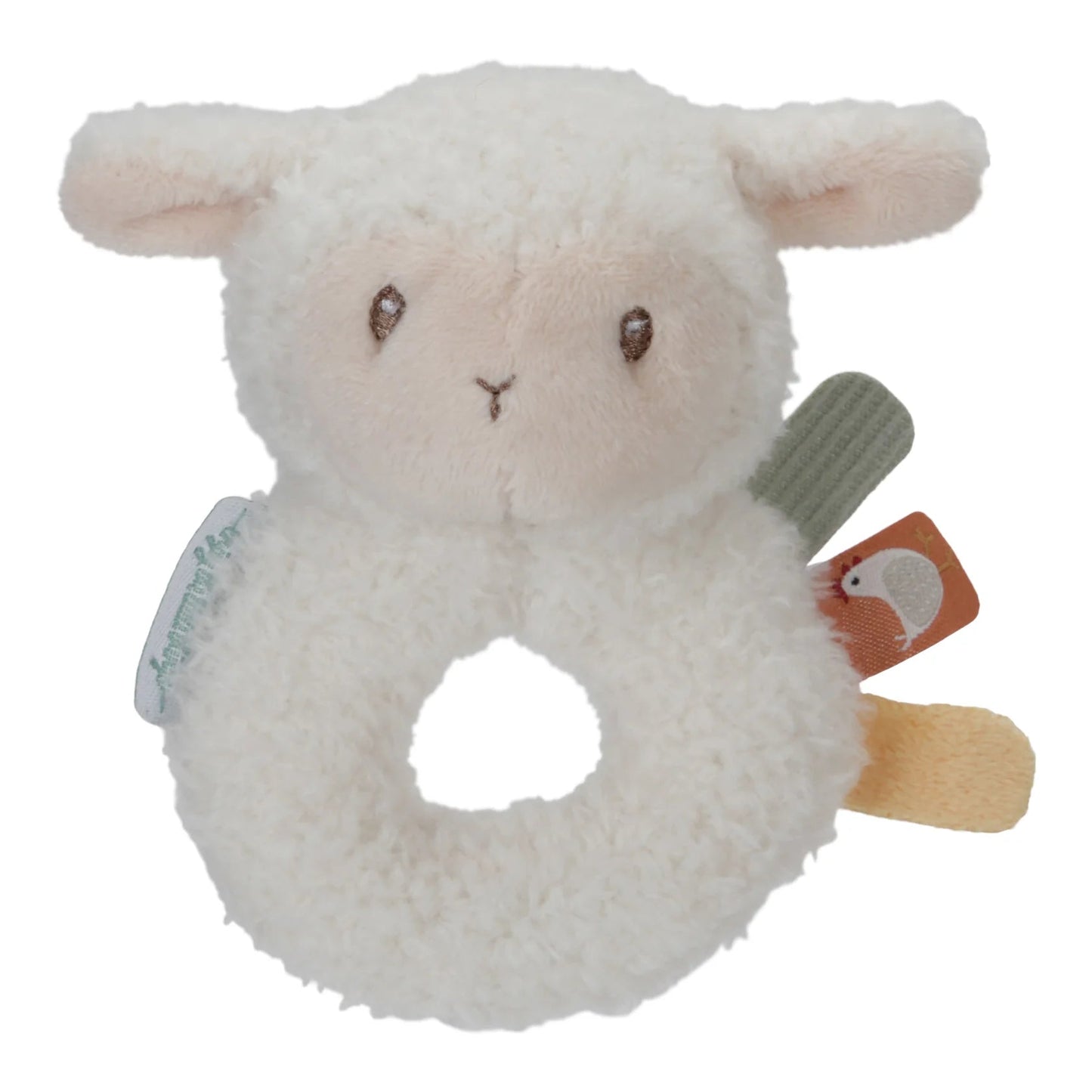 Little Farm Soft Ringrattle Sheep - Aster & Ruby