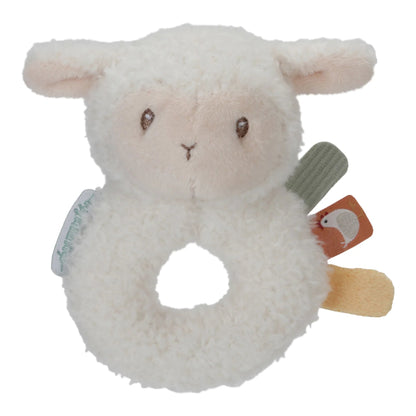 Little Farm Soft Ringrattle Sheep - Aster & Ruby