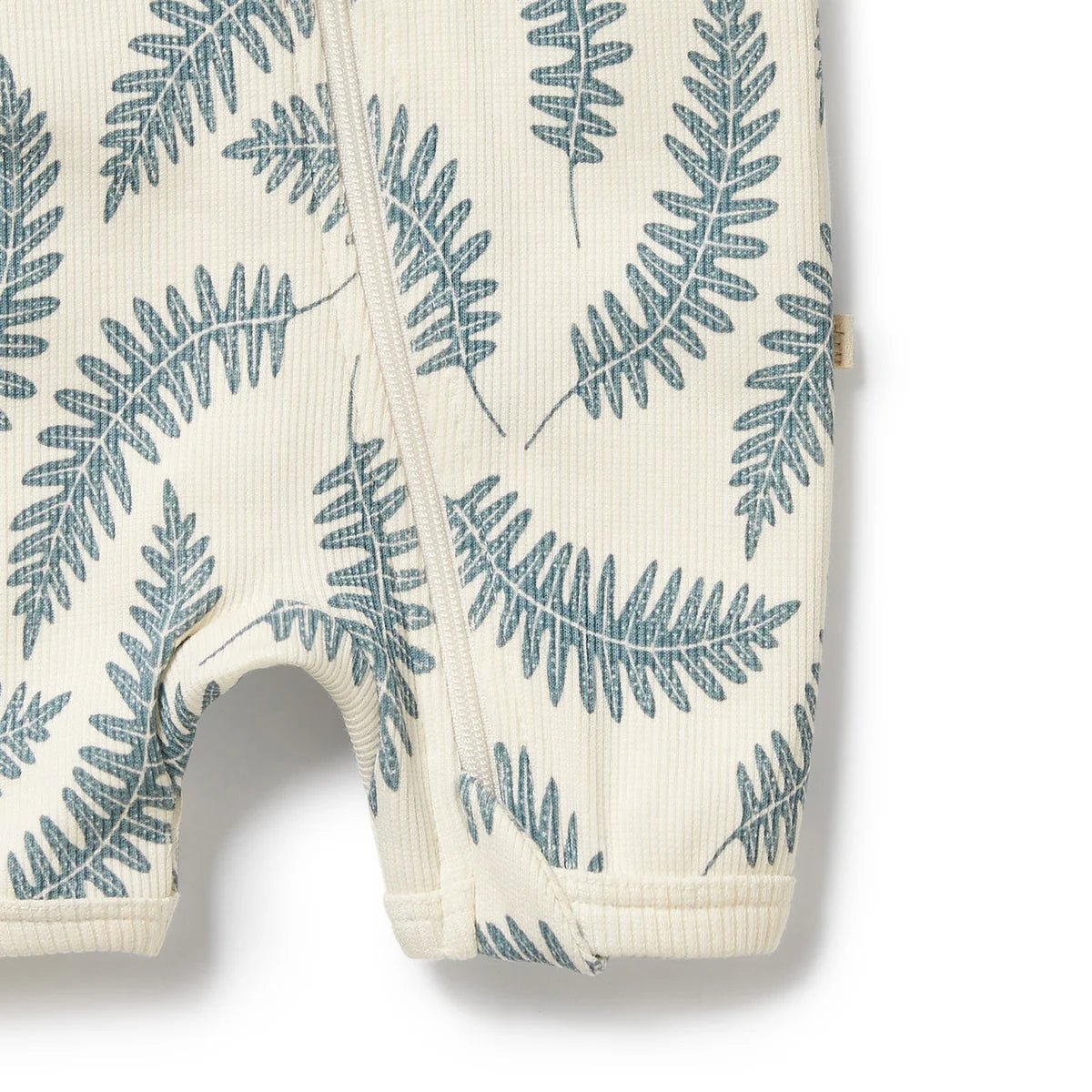Little Fronds Organic Boyleg Zipsuit - Aster & Ruby