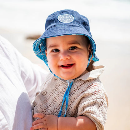 Little Renegade Reversible Bucket Hat - Pacific - Aster & Ruby