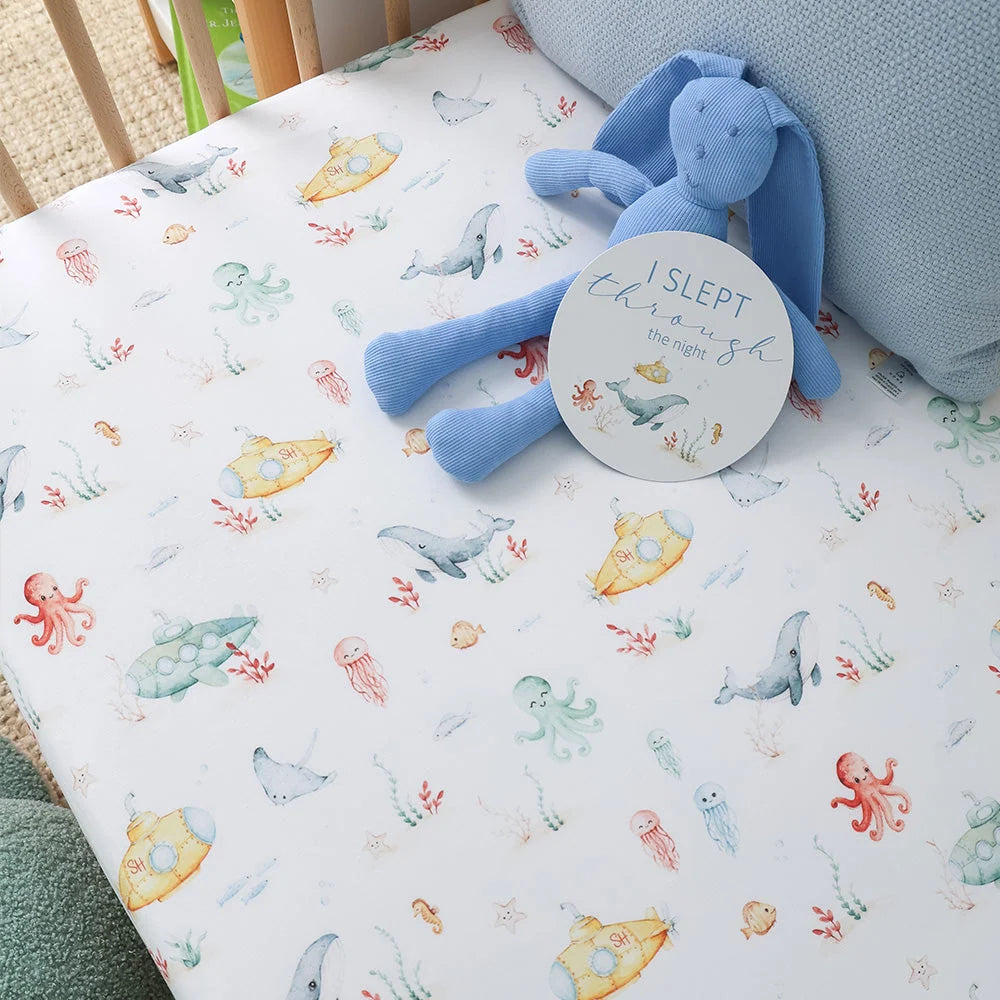 Little Subs & Aqua Reversible Milestone Cards