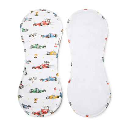Little Racers Organic Cotton Burp Cloth