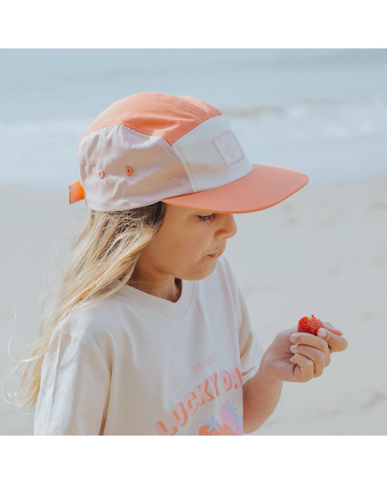 Lucky Cap Coral Colourblock - Aster & Ruby