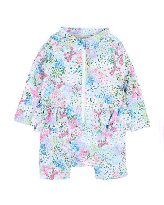 Lula Print LS Rash Suit - Aster & Ruby