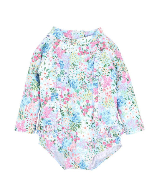 LULA PRINT LS SUNSUIT - Aster & Ruby