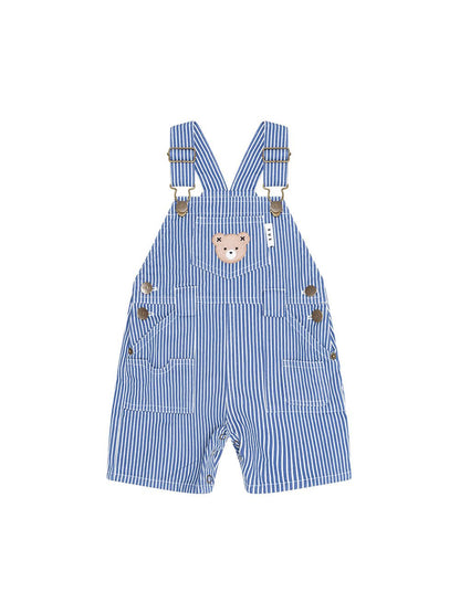 Cobalt Stripe Carpenter Shortall