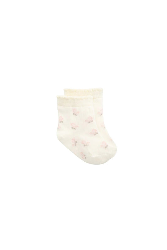 Maya Jacquard Sock - Aster & Ruby