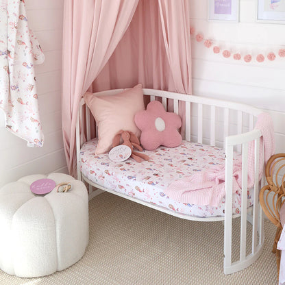 Mermaid Organic Fitted Cot Sheet