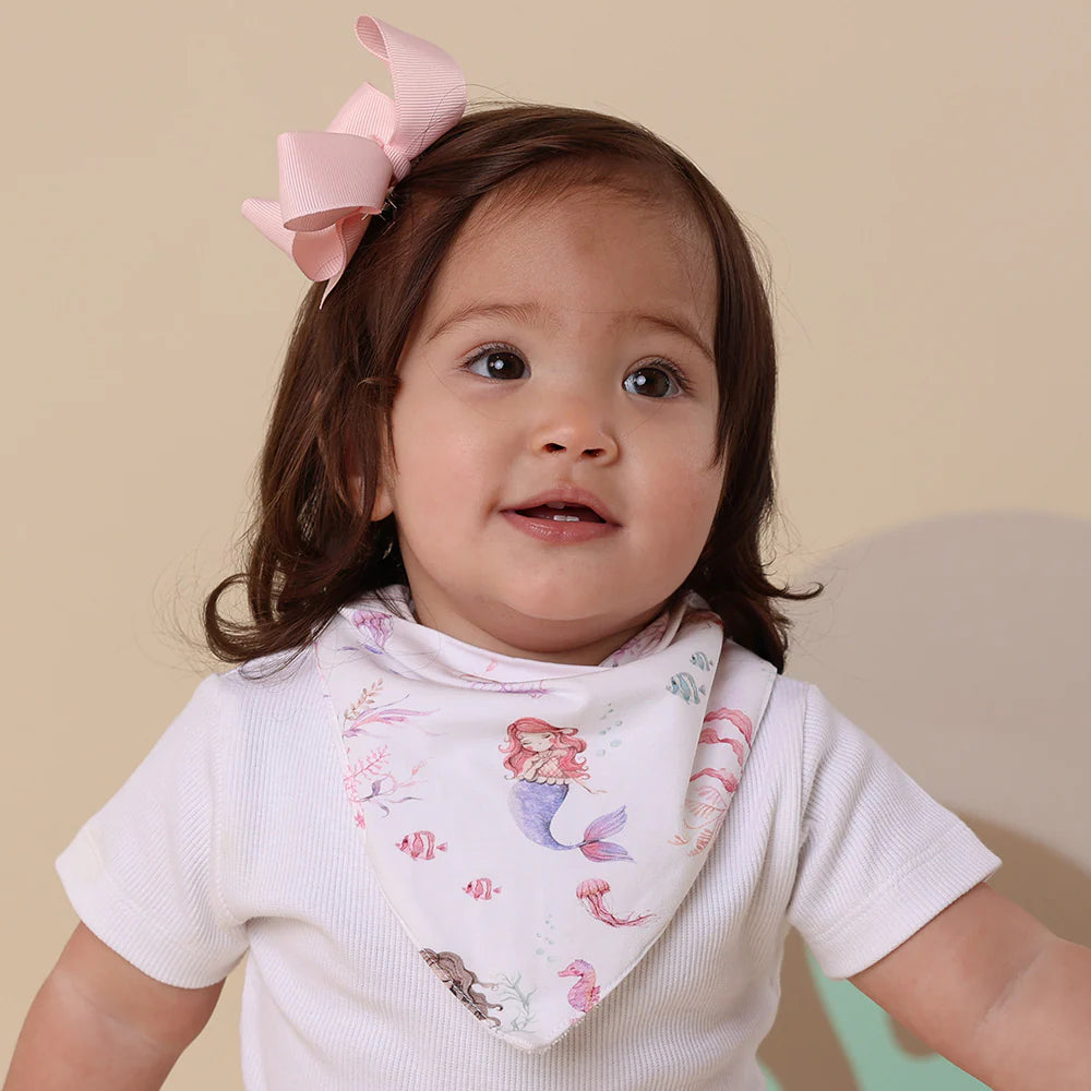Mermaid Organic Dribble Bib