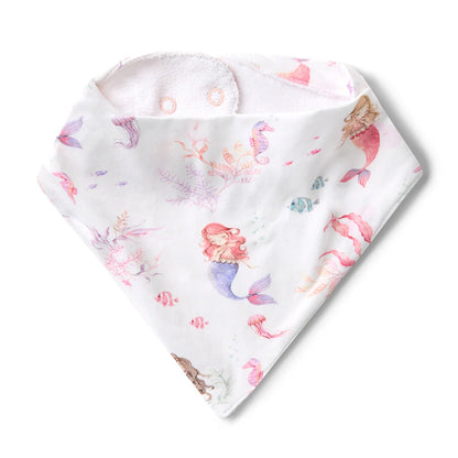 Mermaid Organic Dribble Bib