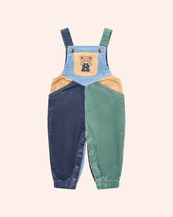 Midnight Colour Block Overalls - Aster & Ruby