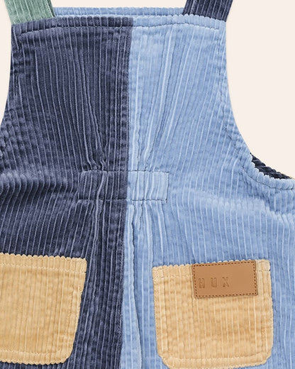 Midnight Colour Block Overalls - Aster & Ruby