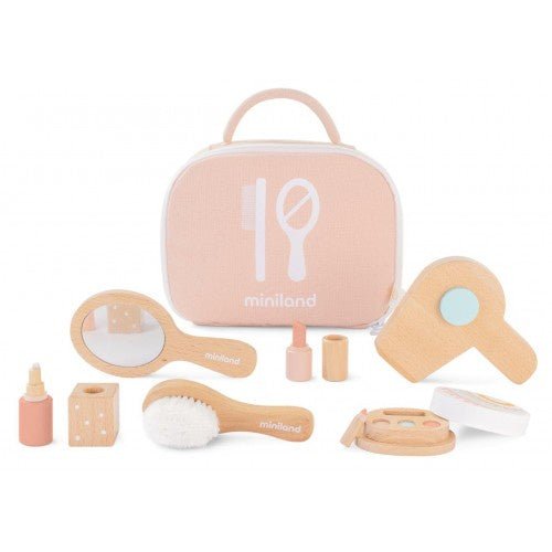 Miniland Doll Wooden Beauty Set-Aster & Ruby