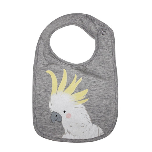 Mister Fly Cockatoo Face Bib-Aster & Ruby