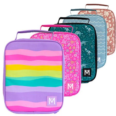 MontiiCo Large Insulated Lunch Bag-Aster & Ruby