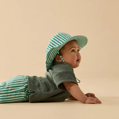 Moss Organic Terry Tee - Aster & Ruby
