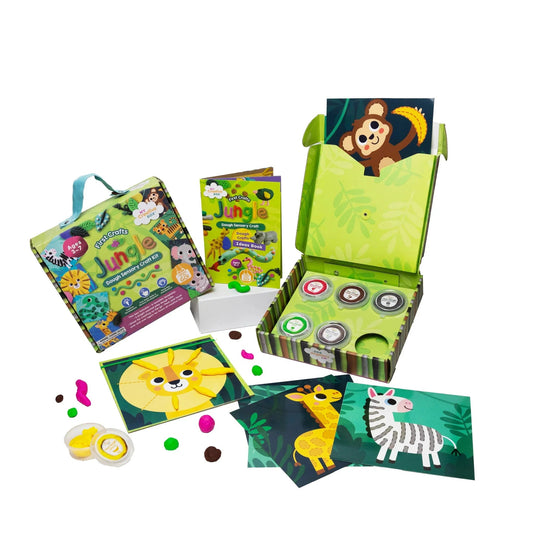 My Creative Box First Crafts Sensory Kit - Jungle Dough - Aster & Ruby