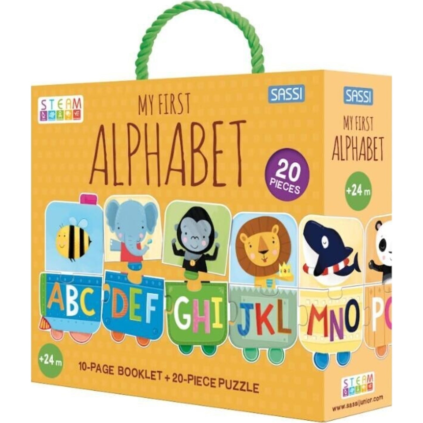 My First Alphabet Puzzle & Book Set – children's product by Sassi Junior | Aster & Ruby