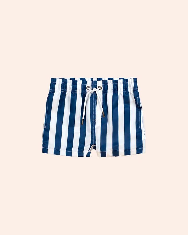 Nautical Stripe Swim Short - Aster & Ruby