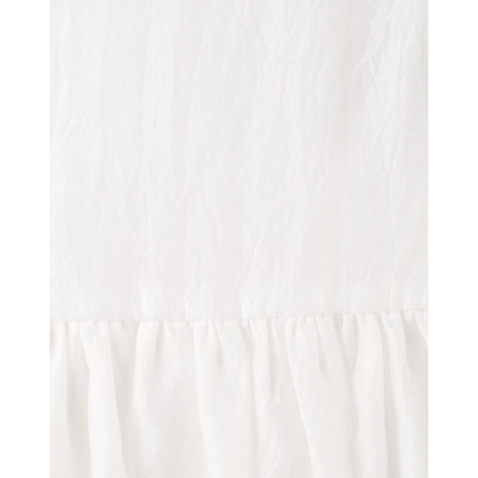 Noa Puff Sleeve Bow Back Dress - Ivory – children's product by Designer Kidz | Aster & Ruby