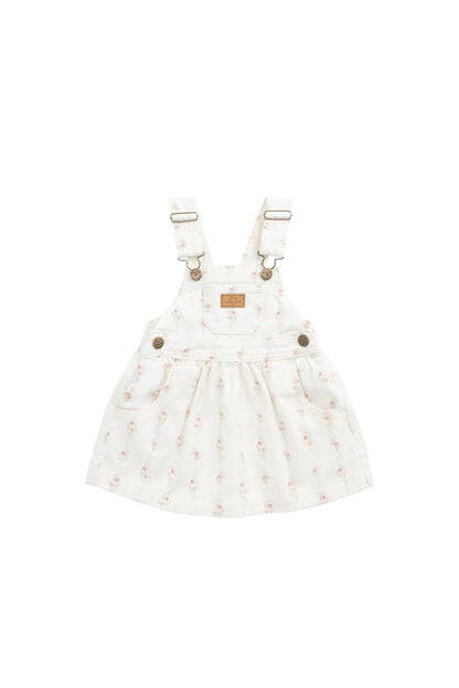 Norah Overall Dress - Rose Trail - Aster & Ruby