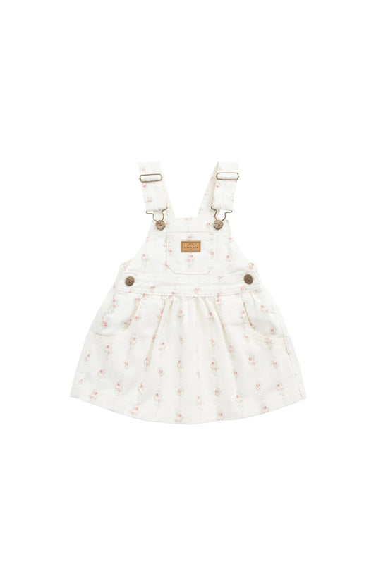 Norah Overall Dress - Rose Trail - Aster & Ruby