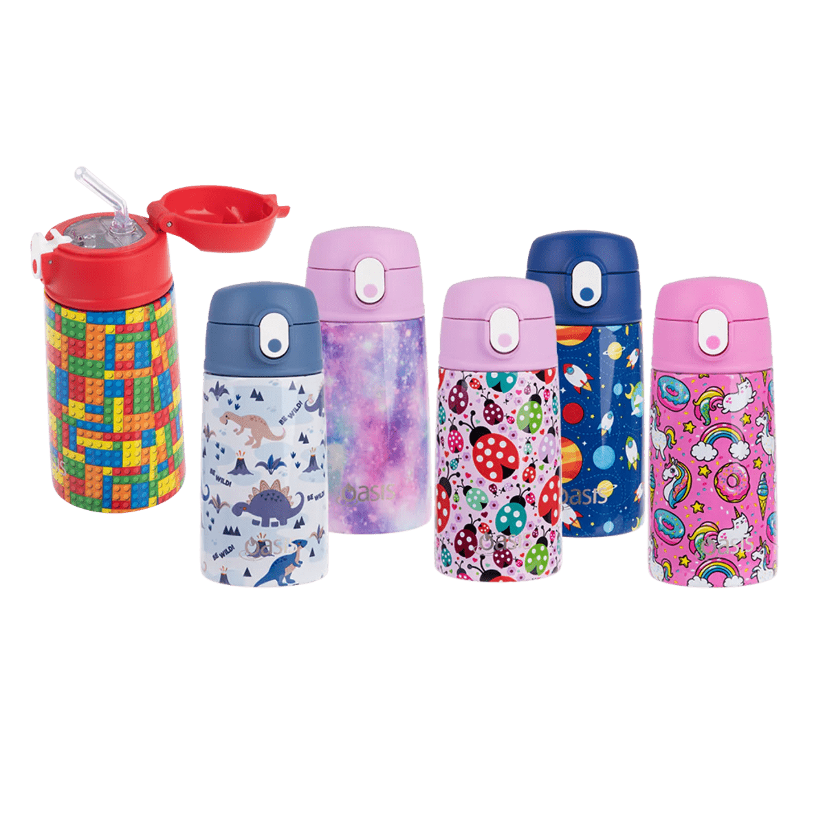 Oasis Kids Drink Bottle 400ml-Aster & Ruby