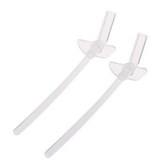 Oasis Kids Drink Bottle 550ml Set Of 2 Replacement Straw & Sipper-Aster & Ruby