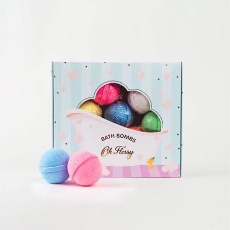 Oh Flossy Kids Mini Bath Bombs - Aster & Ruby