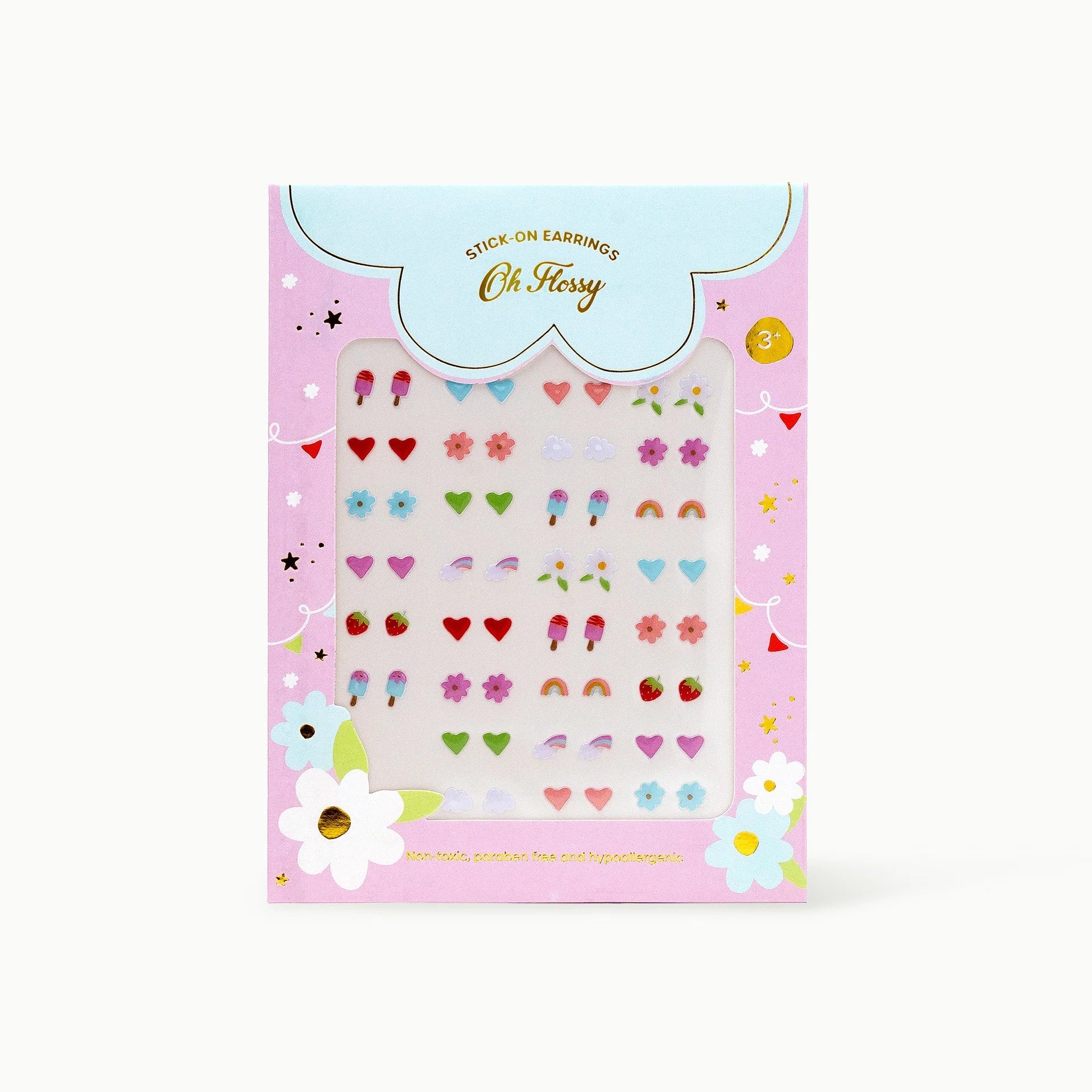 Oh Flossy Kids Stick - On Earrings - Aster & Ruby