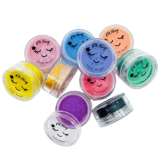 Oh Flossy Natural Face Paint Single-Aster & Ruby