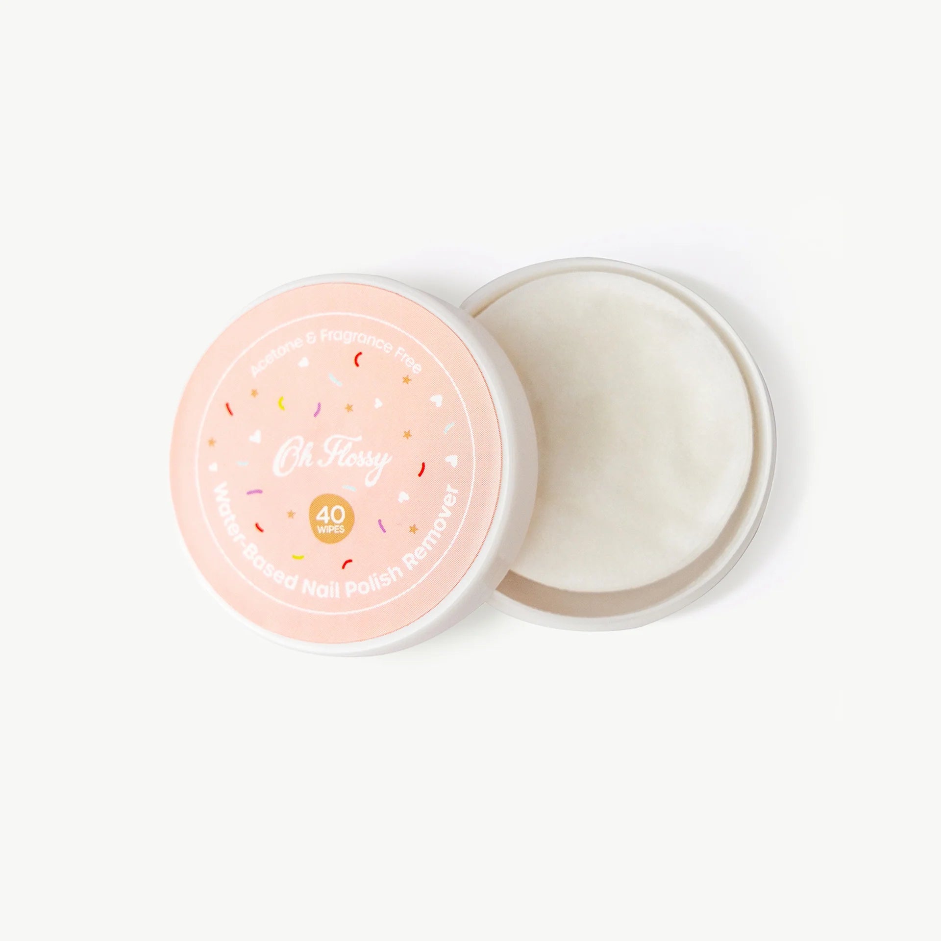 Oh Flossy Water - based Nail Polish Remover Wipes - Aster & Ruby
