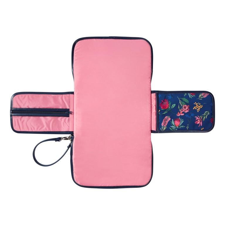 OiOi Change Clutch Botanical Navy-Aster & Ruby