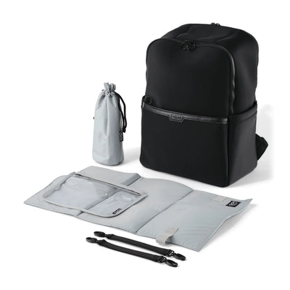 Multitasker Nappy Backpack Black Neoprene
