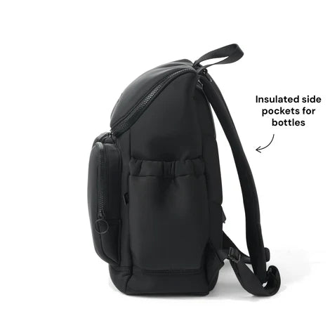 Signature Nappy Backpack Black Neoprene