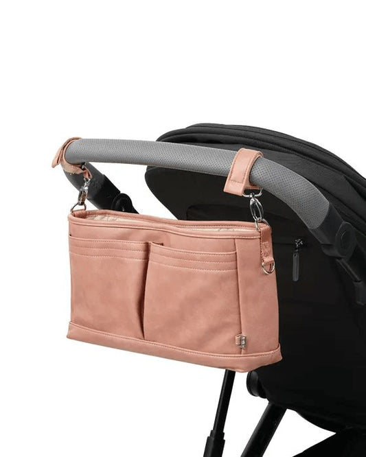 OiOi Stroller Organiser Dusty Rose-Aster & Ruby