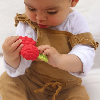 Oli & Carol Valery the Raspberry Baby Teether-Aster & Ruby