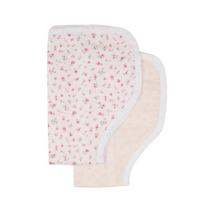 Organic Burp Cloth 2pk Pink Petals – Aster & Ruby