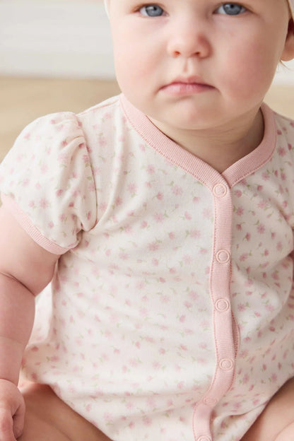 Organic Cotton Antoinette Playsuit - Aster & Ruby