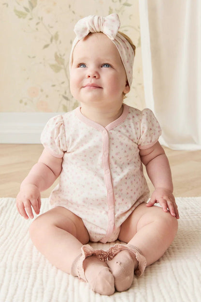 Organic Cotton Antoinette Playsuit - Aster & Ruby