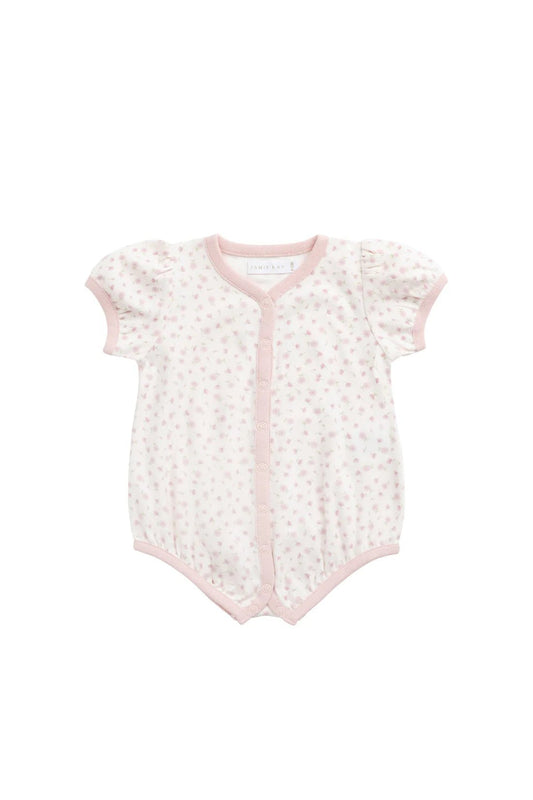 Organic Cotton Antoinette Playsuit - Aster & Ruby