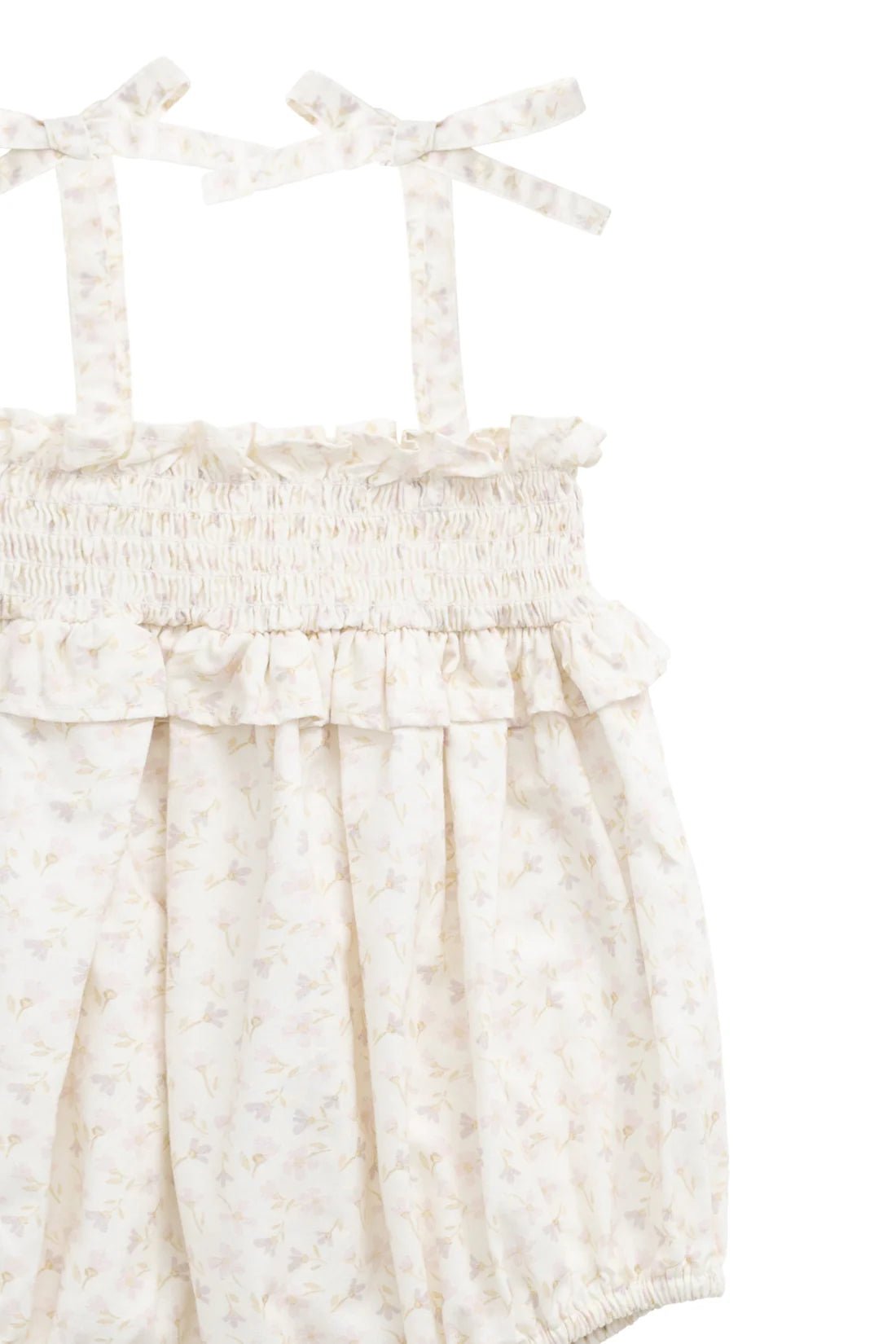 Organic Cotton Cleo Playsuit Aries Mauve - Aster & Ruby